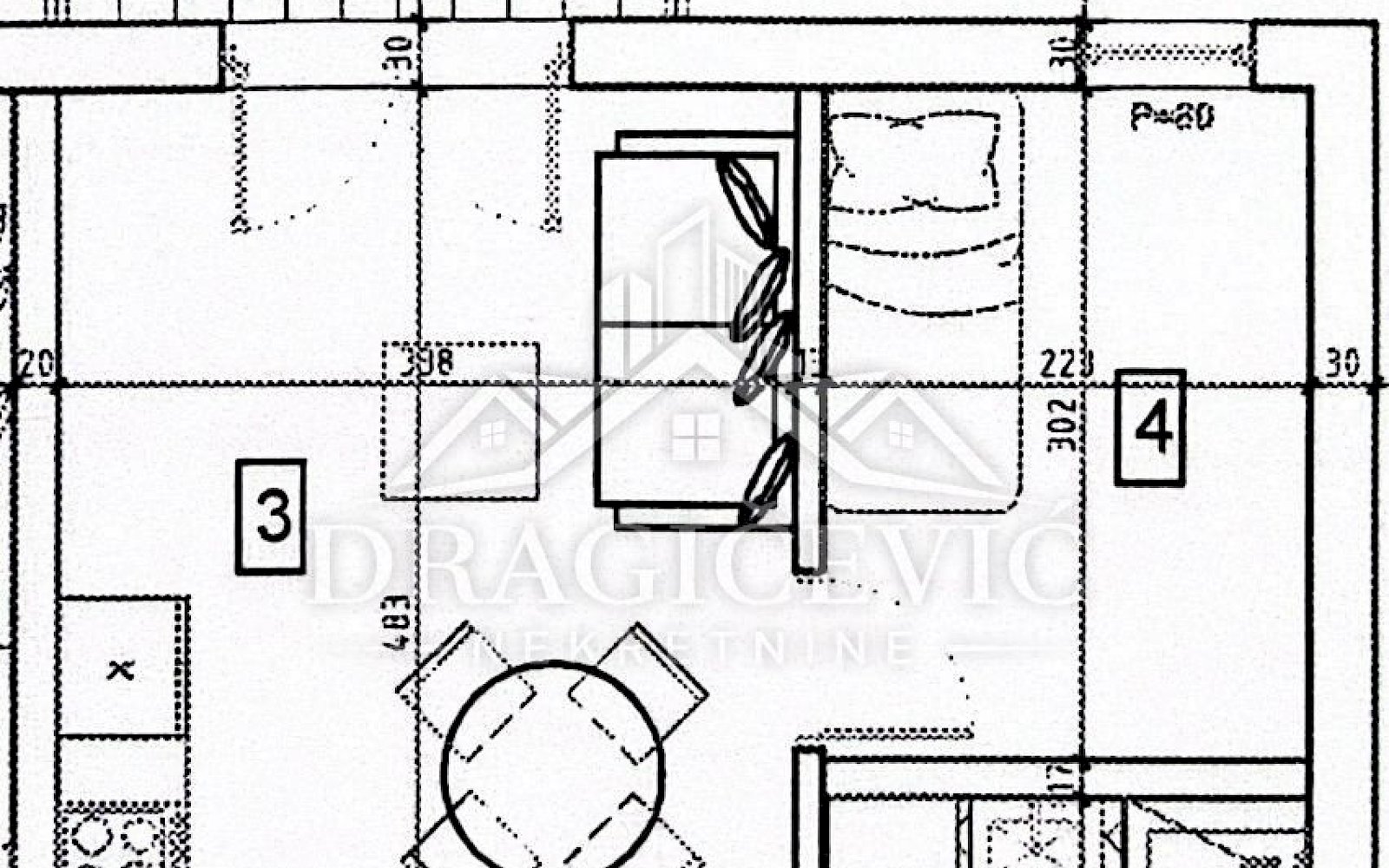 Uknjižen stan 30,11m2 jednosoban novogradnja
