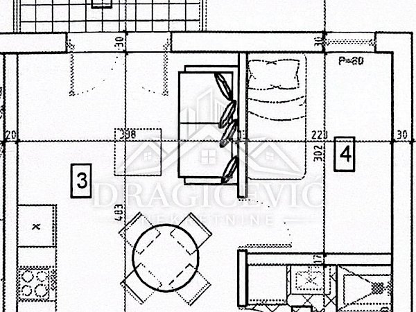 Uknjižen stan 30,11m2 jednosoban novogradnja
