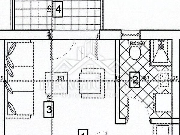 Uknjižena garsonjera 22,83m2 novogradnja